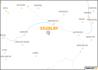 map of Erjialan