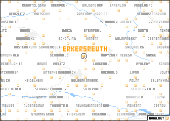 map of Erkersreuth