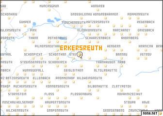 map of Erkersreuth