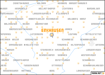 map of Erkhausen