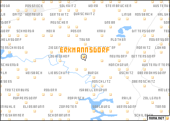 map of Erkmannsdorf