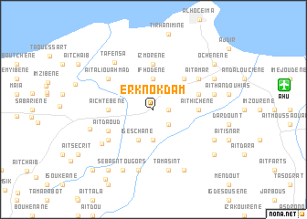 map of Erknokdam