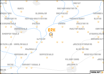 map of Erk
