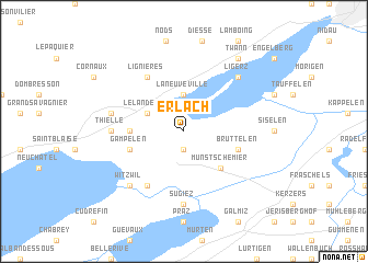 map of Erlach