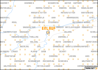 map of Erlauf