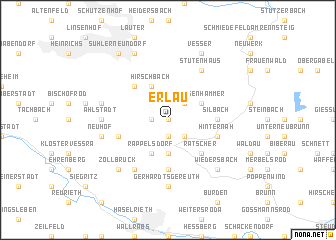 map of Erlau