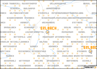 map of Erlbach