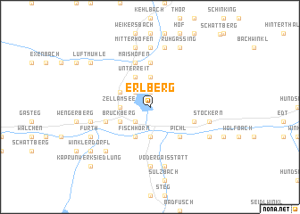 map of Erlberg