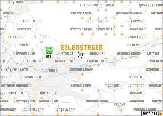 map of Erlenstegen