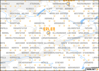 map of Erlen