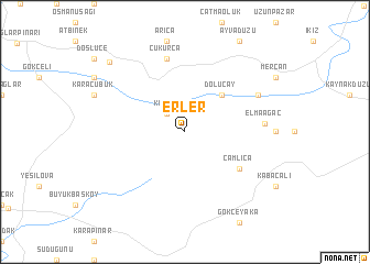 map of Erler