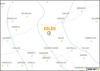 map of Erler