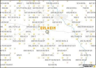 map of Erlheim