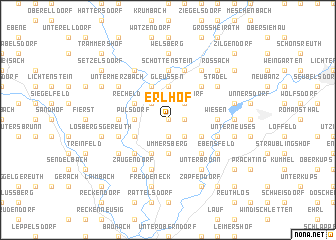 map of Erlhof