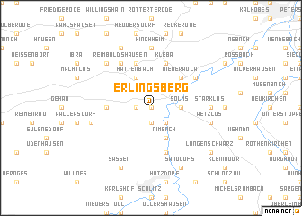 map of Erlingsberg