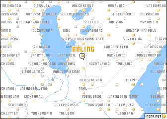 map of Erling