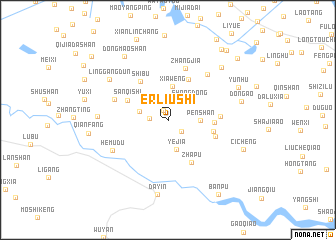 map of Erliushi