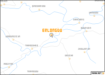 map of Erlongdu