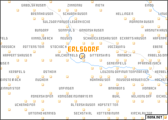 map of Erlsdorf