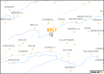 map of Erly