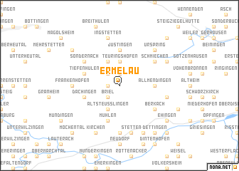map of Ermelau