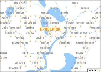 map of Ermelinda