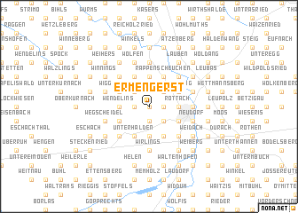 map of Ermengerst