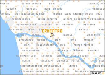 map of Ermentão