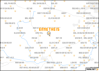 map of Ermetheis