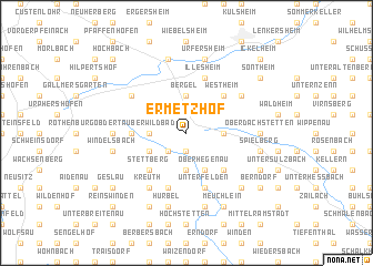 map of Ermetzhof