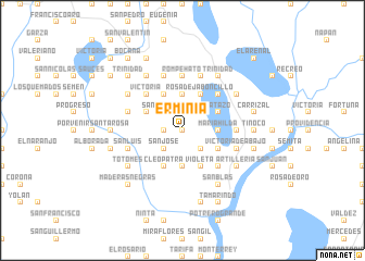 map of Erminia