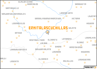 map of Ermita Las Cuchillas