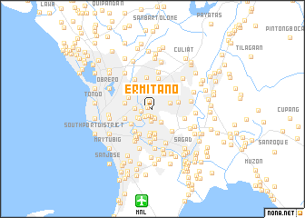 map of Ermitaño