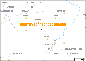 map of Ermita y Torreón de Cuadros