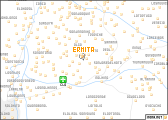 map of Ermita