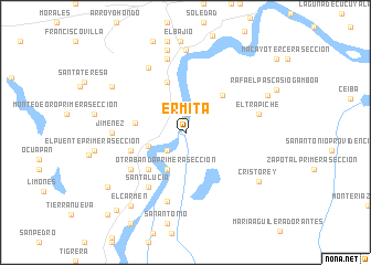 map of Ermita