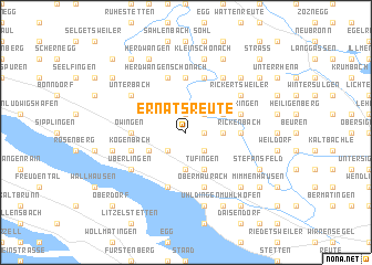 map of Ernatsreute