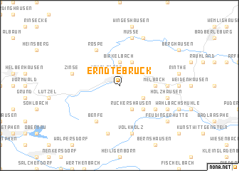 map of Erndtebrück