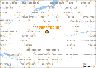 map of Ernestgrün