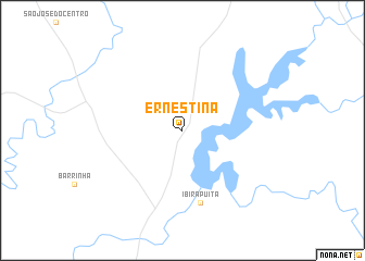 map of Ernestina