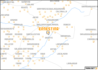 map of Ernestina