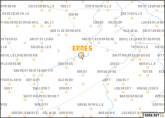 map of Ernes