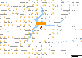 map of Ernes