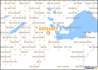 map of Ernsdorf