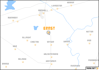 map of Ernst