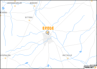 map of Erode