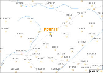 map of Eroğlu