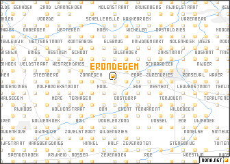 map of Erondegem