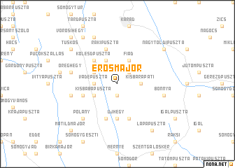 map of Erősmajor