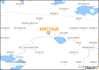 map of Erottaja